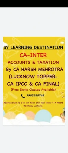 SY LEARNING DESTINATION (Best CA Coaching In Lucknow)