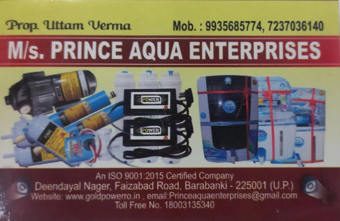 Prince Aqua Enterprises And RO Systems