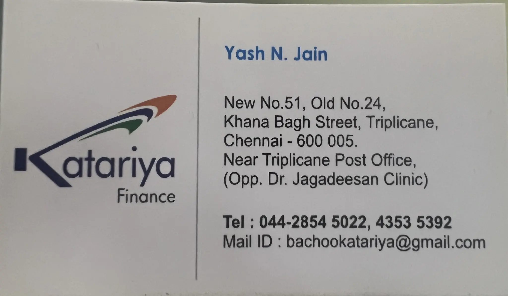 KATARIYA FINANCE