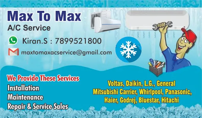 Max To Max AC Service