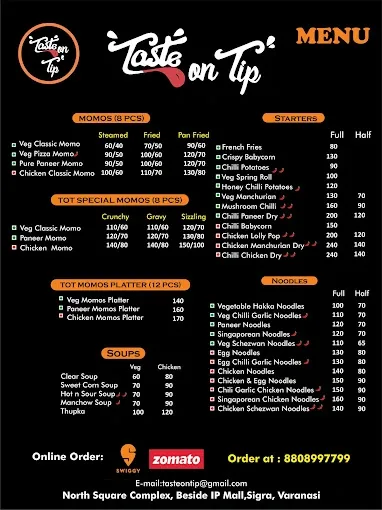 Taste on Tip