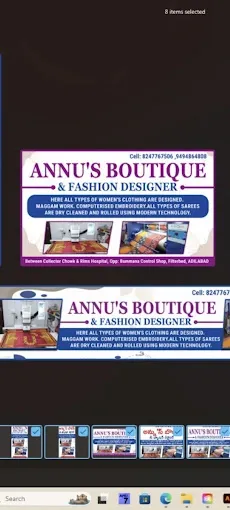 Annu's boutique & dry cleaners - Computer Service in Adilabad