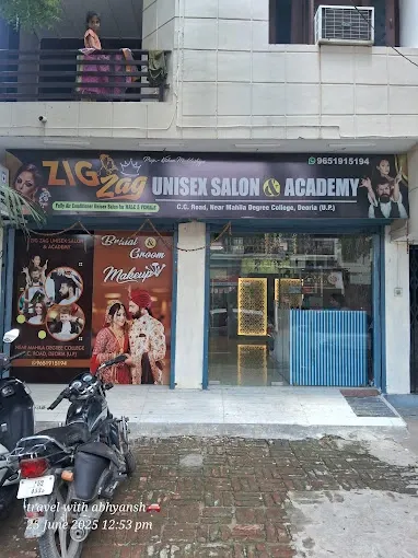 Zig Zag Unisex Salon and Academy - Beauty Parlour in Deoria